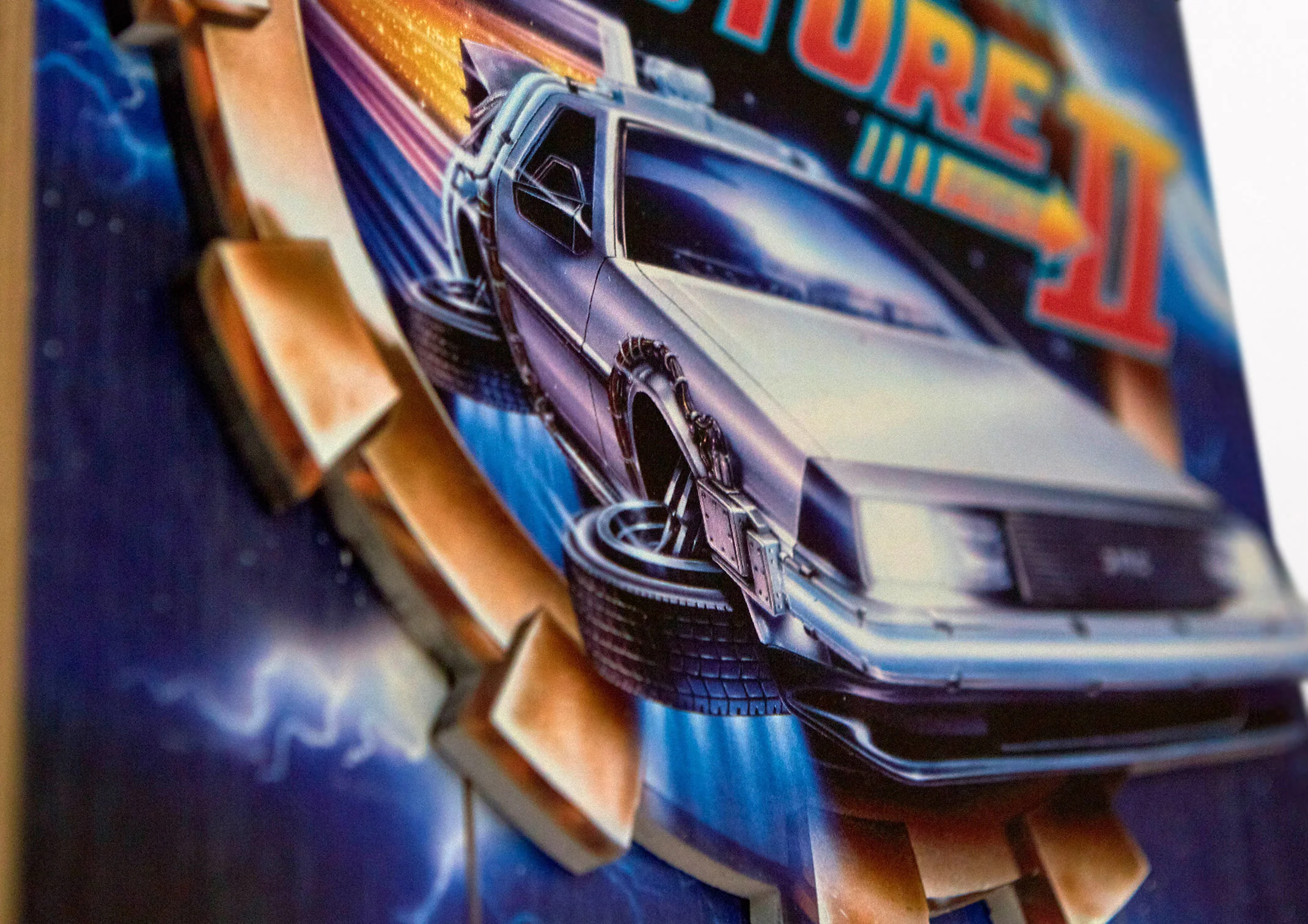 Regreso al Futuro II - WOODART 3D - "Delorean" - Image 6