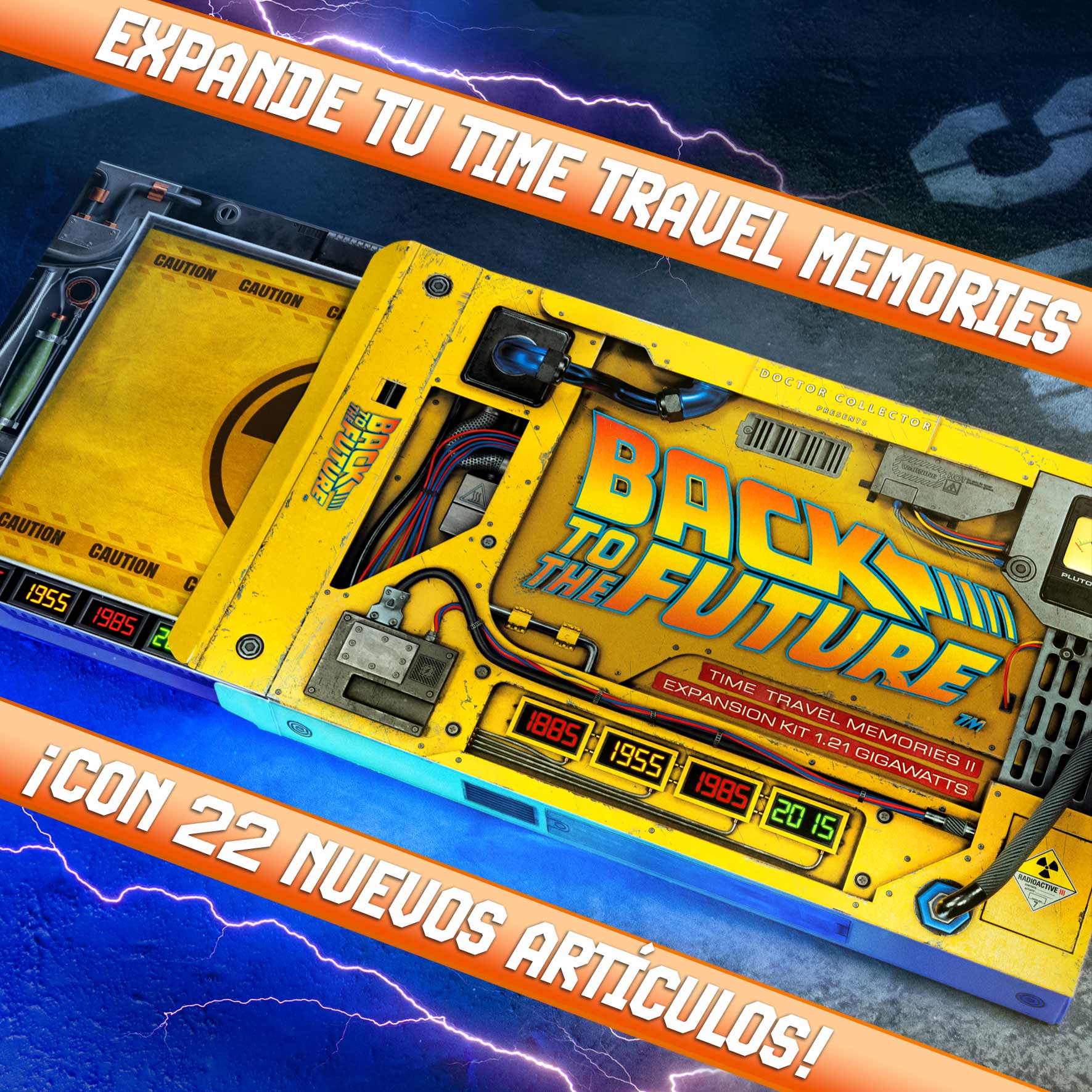 REGRESO AL FUTURO - Time Travel Memories II Expansion Kit 1.21 Gigawatts - Image 3