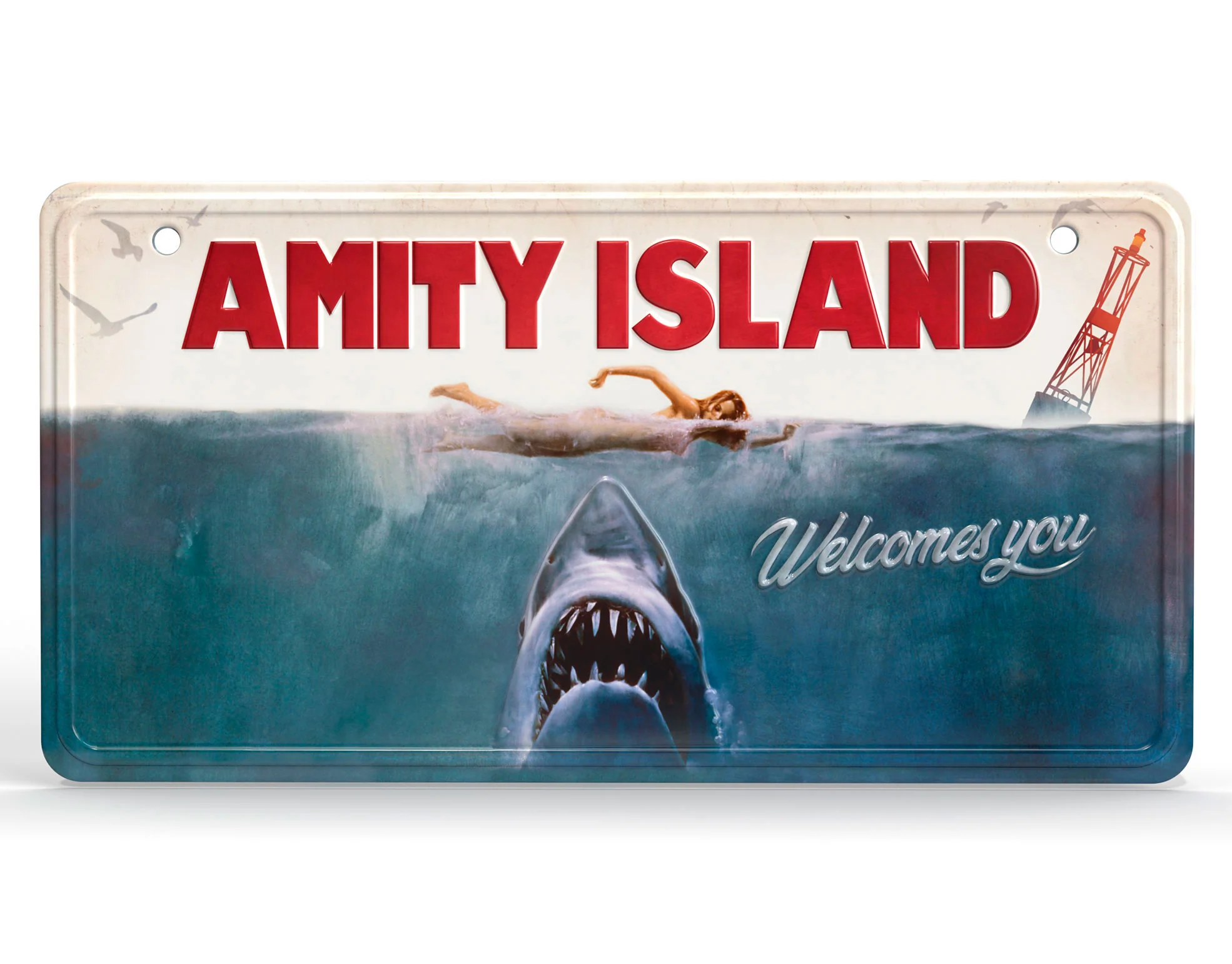 TIBURÓN  "Amity Island" - Placa Metálica - Image 3