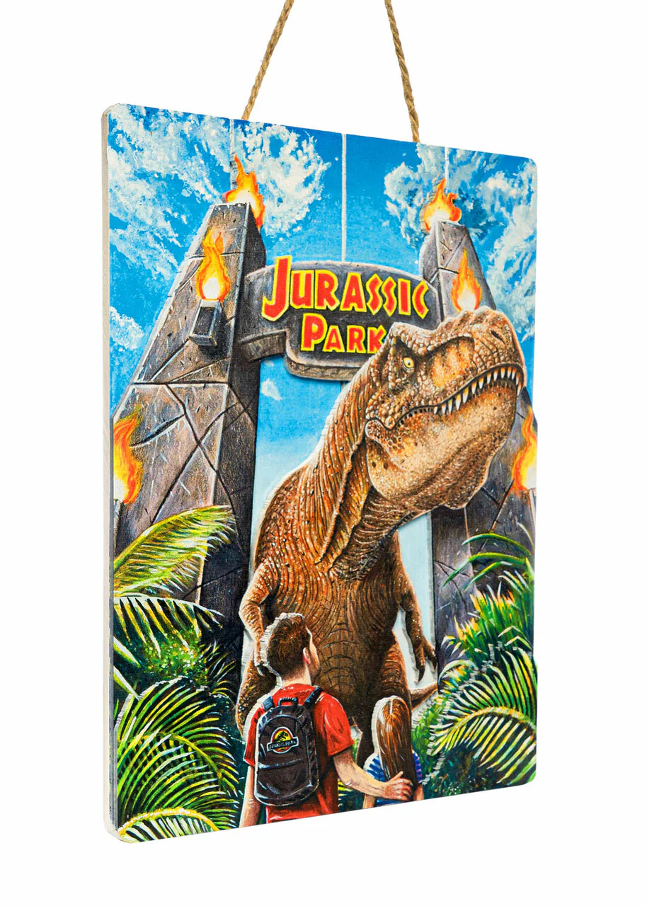 JURASSIC PARK REX ATTACK WOODART - Image 3