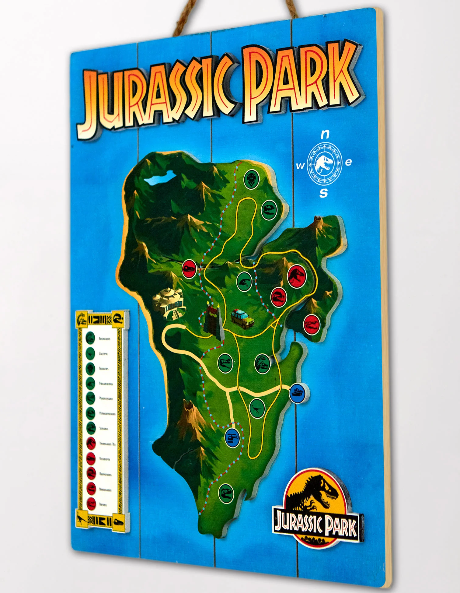 JURASSIC PARK  - WOODART 3D "Isla Nublar" - Image 3