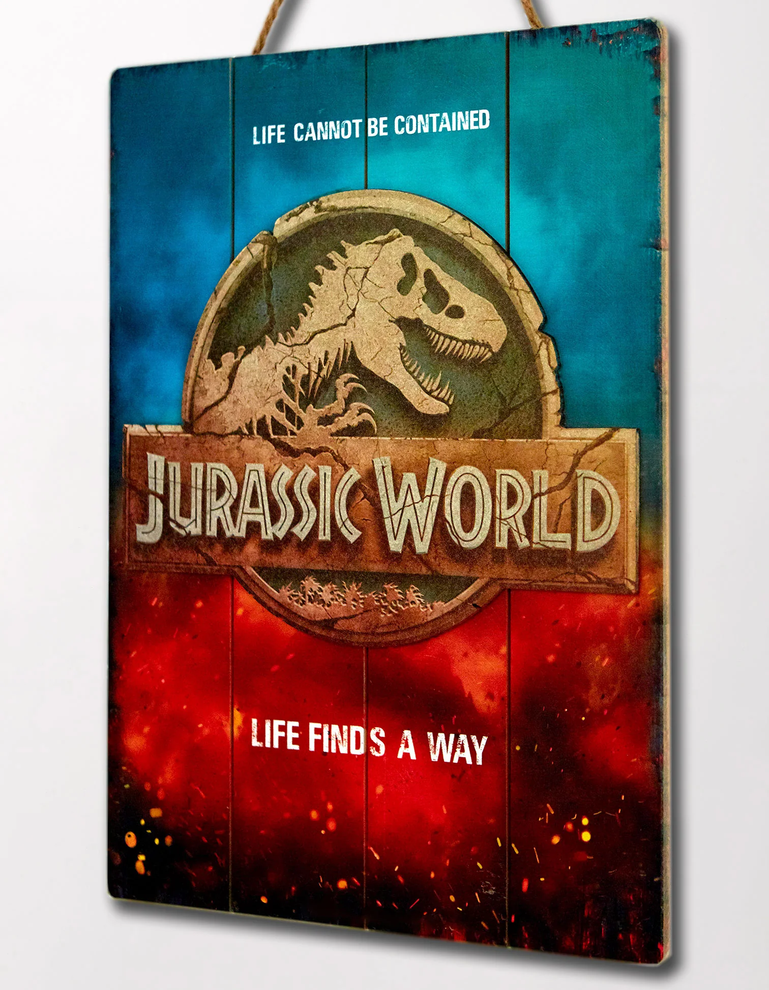 JURASSIC WORLD  - WOODART 3D "Life Finds a Way" - Image 5