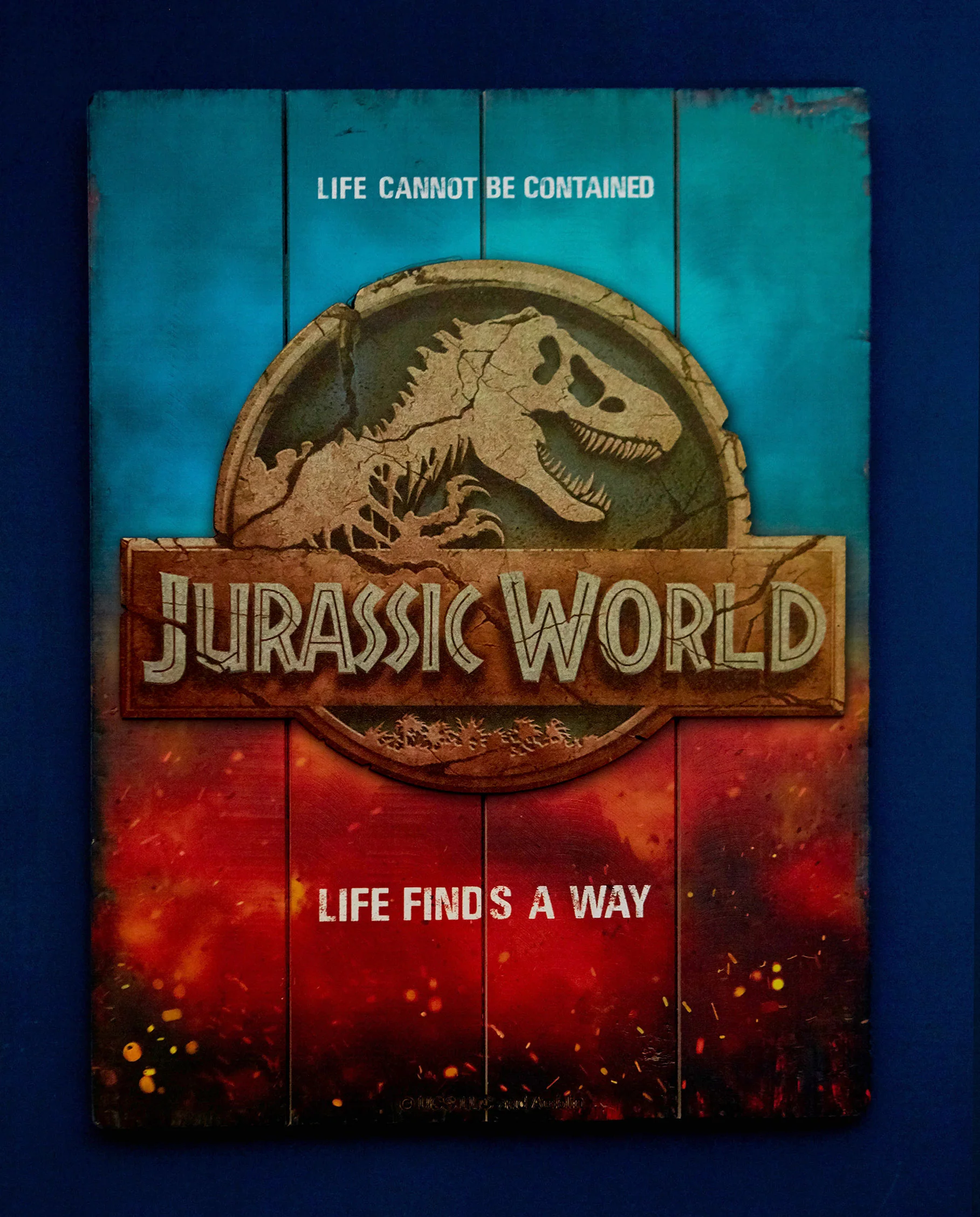 JURASSIC WORLD  - WOODART 3D "Life Finds a Way" - Image 6